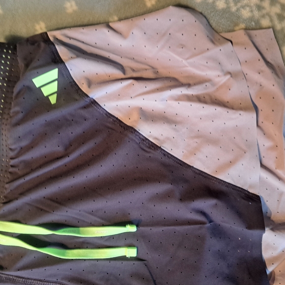 Adidas Green and Purple Athletic Shorts Lightweight Performance - Picture 11 of 12